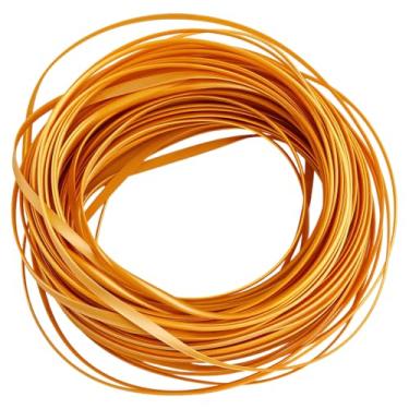 Imagem de GORGECRAFT Cesta de vime de tecelagem de vime de vime de 30 m x 5 mm Kit de reparo de vime laranja sintético rolo de trama de corda plana cesta de tecelagem de pátio cadeira sofás suprimentos de