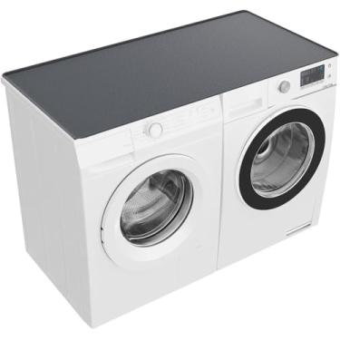 Imagem de Capa protetora de silicone para lavadora e secadora, capas para lavadoras e secadoras, 130 x 65 cm, lavadora, secadora, bancada, secadora, protetor superior para lavanderia e cozinha doméstica, 1 peça