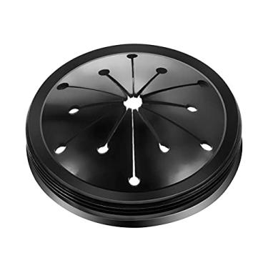 Imagem de Aramox Protetor contra Respingos para Descarte de Lixo, NBR, Evita Respingos Design Removível Cabe Em Tomadas de Descarte de Resíduos de 80 Mm (Preto 1PCS)