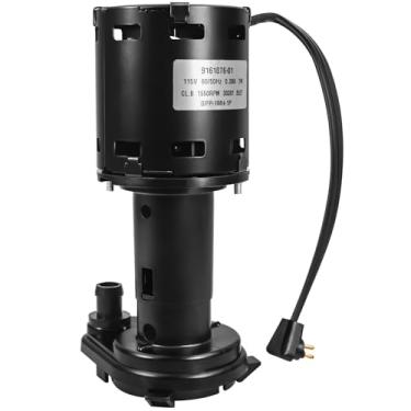 Imagem de 9161076-01 Motor de bomba de água para máquina de gelo, compatível com máquinas de gelo Ice O Matic C20, C30, C40, C50, C60, substitui 803338 GPP-1MH-1P HRIM-21-115 115V 60/50Hz