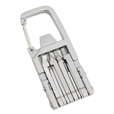 Imagem de Domary Chaveiro Multiferramenta, 13 Em 1 Multiferramenta de Aço Inoxidável Com Alicate Abridor de Garrafas para Acampamento Ao Ar Livre, Caminhadas e Pesca