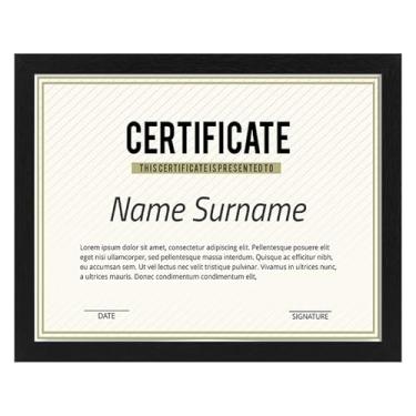 Imagem de PHAREGE Porta-retrato com certificado de 21 x 27 cm, 1 pacote, moldura preta para diplomas, documentos, prêmios e obras de arte, pendurar na parede ou exibição de mesa