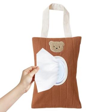 Imagem de Dispensador de lenços – Bolsa recarregável para lenços umedecidos para bebês – Recipiente portátil para armazenamento, banheiro, casa, viagem, parede, cozinha