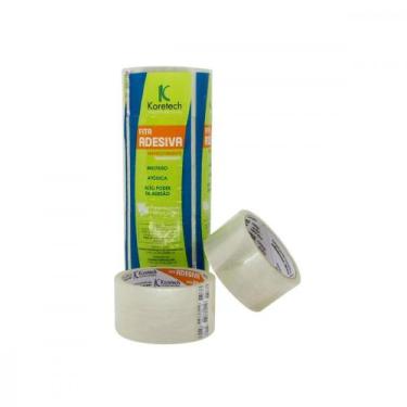 Imagem de Fita Embalagem Koretech Transparente 48X 45 Pa..0009 - Kit C/5