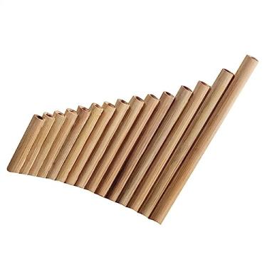 Imagem de Flauta de 15 tubos de bambu amargo instrumento de sopro flauta para iniciantes instrumento musical flauta