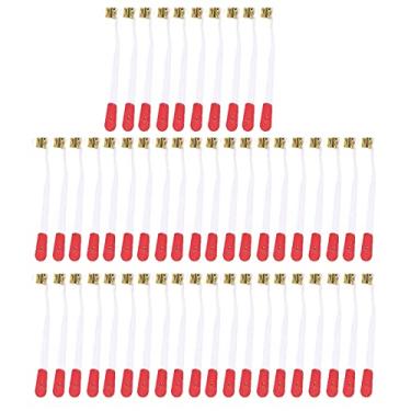 Imagem de ZJchao 50 Unidades de Corda de Escalada de Piano, Alça de Freio de Afinação Com Trava de Metal Segura para Reparo de Piano Vertical, Acessórios de Instrumentos Musicais, Algodão de