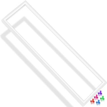 Imagem de Gaxeta de porta de freezer atualizada 2159074 compatível com vedação de porta de geladeira Whirlpool 2159078 2171178 2181890 2196244 Vedação de porta de freezer Kenmore KitchenAid Maytag Vedação de