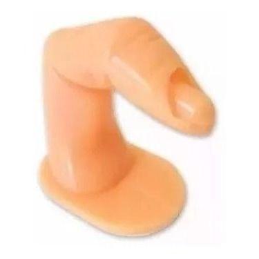 Imagem de Dedo Postiço Para Treinamento Unha De Gel Fibra Uv Porcelan - OEM
