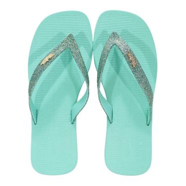Imagem de Chinelo Melissa Sun Long Beach II Verde/Verde Glitter