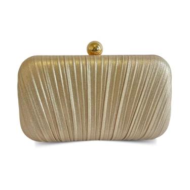 Imagem de Bolsa Clucth Carteira De Festa Blogueira Ostentação Chiara (Dourado)