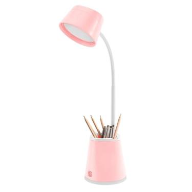 Imagem de Luminária De Mesa LED - 4 Níveis Ajustável Iluminação Flexível Com Controle Tátil - Lâmpada de Leitura para Casa - para Estudo Trabalho Dormitório Universitário Costura Desenho Artístico