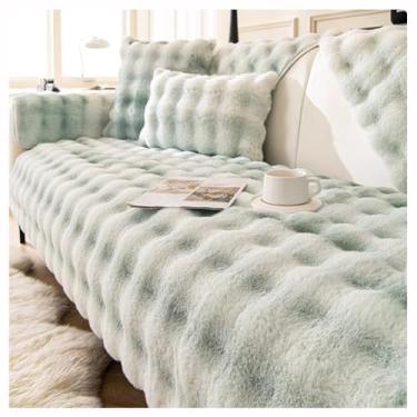 Imagem de SPXMQSS Capa de sofá para secional, capas de assento de sofá, universais antiderrapantes de canto, capas de sofá em formato de L, capas de almofada de sofá para sala de estar D 90 x 120 cm