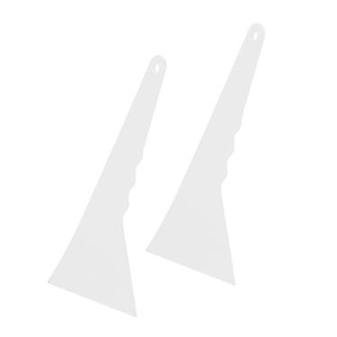 Imagem de VekAuto 2 peças de rodo de carro para filme branco, 22,5 cm, ferramenta raspadora multifuncional para lavar, limpar papel de parede de vidro