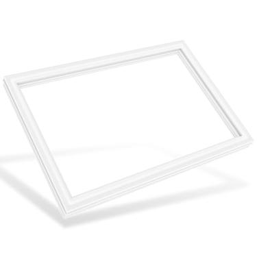 Imagem de Substituição atualizada da junta da porta do congelador WP61004009 de 79,7 cm x 52 cm compatível com GE, Whirlpool e Maytag, substitui 665863 AP6010013 PS11743189 EAP11743189 Branco