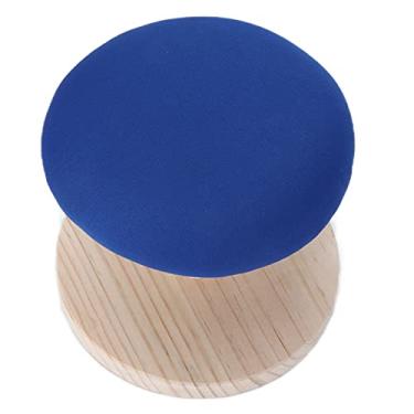 Imagem de Generic Tábua de Passar Roupa Estável, Durável e Ecológica para Salas de Artesanato de Costura, Madeira de Pinho, 1 Peça (banqueta redonda para passar roupa)