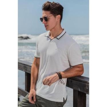 Imagem de Camisa Polo Aleatory Dante Creme-Masculino
