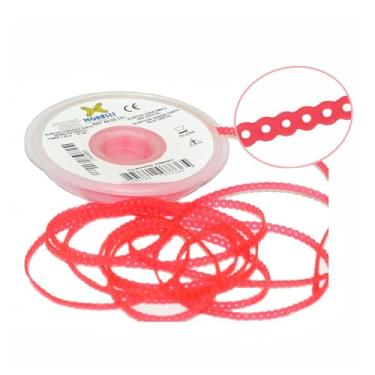 Imagem de Elástico Borrachinha Aparelho Ortodôntico Corrente Curto 1.5 metros