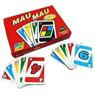 Imagem de Jogo de Cartas Mau Mau (Unitário) | Baralho Infantil com 54 Cartas em Papel | Ideal para Crianças +7 Anos, Lembrancinhas, Festas, Prendas e Jogos em Família