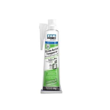Imagem de Adesivo de Silicone Acetico Construção Trasparente Tekbond, 50g
