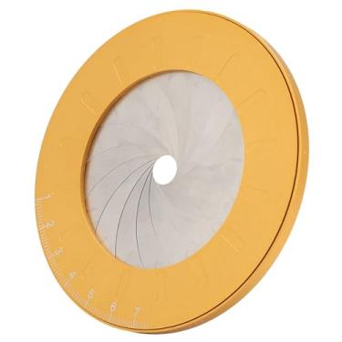 Imagem de Ferramenta de desenho de círculo redondo de metal, régua de desenho ajustável profissional, ferramenta geométrica de círculos de plotagem portátil para design, escritório, estudo, marcenaria