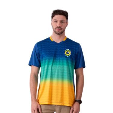 Imagem de Camisa Brasil Samba Masculina, GG