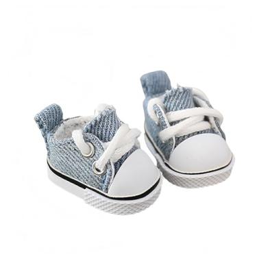Imagem de Doll Clothes Shoes Compatible with Labubu 17cm, Cute Fashion Shoes Suitable for La bubu Accessories, Dress Up for Labubu (Blue)