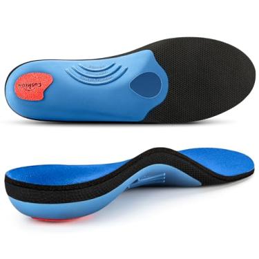 Imagem de PCSsole Palmilhas Para Fascite Plantar Mulheres E Homens - Com Suporte De Arco Alto, Órteses Resistentes, Pés Chatos, Pronação Excessiva, Dor No Calcanhar, A Melhor Palmilha Ficar Em Pé O Dia Todo