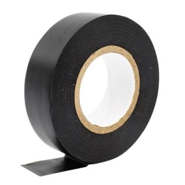 Imagem de Fita Isolante 18mm x 10m Cor Preta Anti Chamas - TOP RELAY