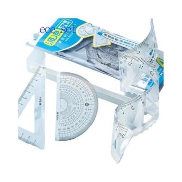 Imagem de Régua macia transparente M&G 15/20/30 cm para alunos da escola primári