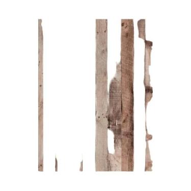 Imagem de Papel De Parede Vinílico Autoadesivo Com Efeito De Madeira Retro Remov