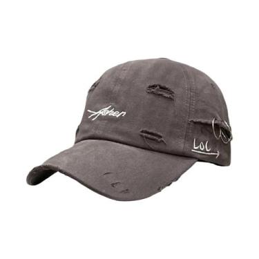 Imagem de Boné De Beisebol Unissex Ajustável Asher Bordado Perfurado Primavera O