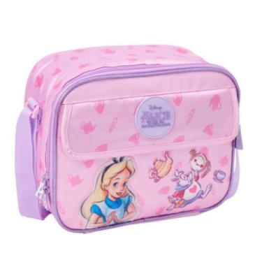 Imagem de Lancheira Térmica Alice No País Das Maravilhas Rosa ou Azul Clio - Cli