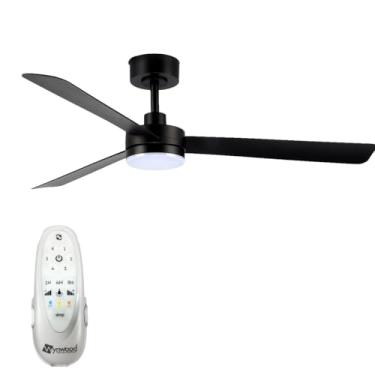 Imagem de Wynwood [WWCF2401-BK] Ventilador de teto interno Biscayne 52 polegadas preto fosco (preto fosco)