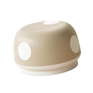 Imagem de KiBcsLic Banquinho em formato de cogumelo para trocar sapatos, versátil, confortável e fácil de limpar, ideal para entrada, cabeceira ou quarto de bebê.