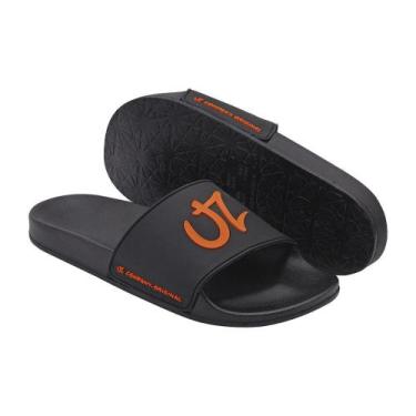 Imagem de Chinelo Slide Uz Estiloso, Preto, Masculino, 38