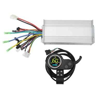 Imagem de aqxreight Kit de Controlador de Motor de Scooter Elétrico 48V 60V 1000W Com Painel LCD Colorido Redondo 2 Em 1 Kit de Conversão de Acelerador de Polegar para Bicicleta Preserva o Design Interno da