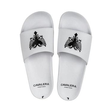 Imagem de Chinelo Cavalera Slide Masculino, Branco, 42