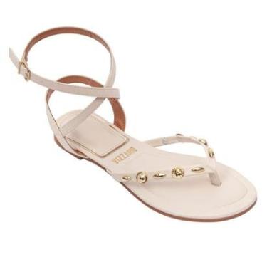 Imagem de Sandália Rasteira Feminina Vizzano com Aplicações 6528.108-Feminino
