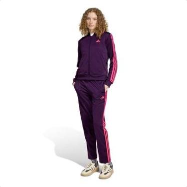 Imagem de Conjunto Adidas Feminino Essentials 3 Stripes-Feminino