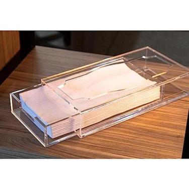 Imagem de Porta Papel Toalha Gaveta Acrílico 13x25x5 - AGV Criações 