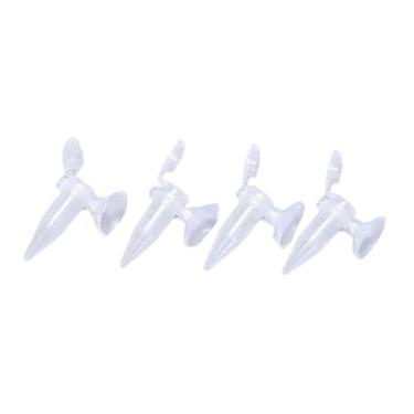 Imagem de FashionCha Conjunto de 4 Dispensadores Automáticos de Ração para Aquário, com Ventosa E Copo Dispensador para Artêmia, 5ml