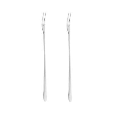 Imagem de Conjunto De Garfo E Colher De Aço Inoxidável Com Cabo Longo Para Conse