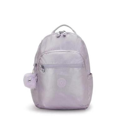 Imagem de Mochila Kipling Seoul Lilac M Met BTS-Feminino