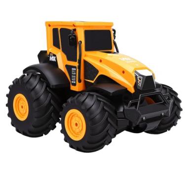 Imagem de Zhjvihx Trator de Controle Remoto, Caminhão RC à Prova D'água IPX7 de 2,4 GHz Com Motor Duplo 4WD para Meninos de 6 a 12 Anos, Veículo Agrícola Off-road Com Luzes LED