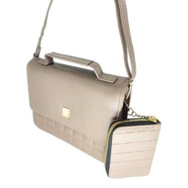 Imagem de Bolsa feminina tiracolo transversal com carteira premium-Feminino