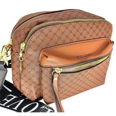 Imagem de Bolsa feminina tiracolo espaçosa alça fita luxo-Feminino