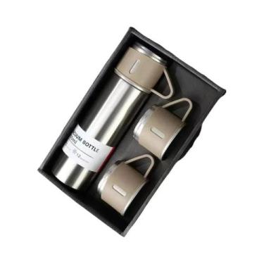 Imagem de Garrafa Térmica De Aço Inoxidável De 500ml, Isolada a Vácuo, Caneca Té