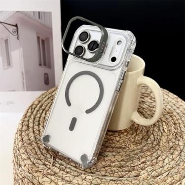 Imagem de Capa protetora transparente fosca para iPhone 17, 16, 15, 14, 13, 12 Pro Max e Air Plus (para iPhone 16 Pro/5)