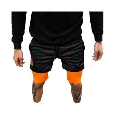 Imagem de Shorts De Corrida Masculinos De Secagem Rápida Em Malha Respirável 2 E