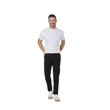 Imagem de Calça Sarja Masculina Casual Cargo Reta Max Denim 11176 Preto-Masculino